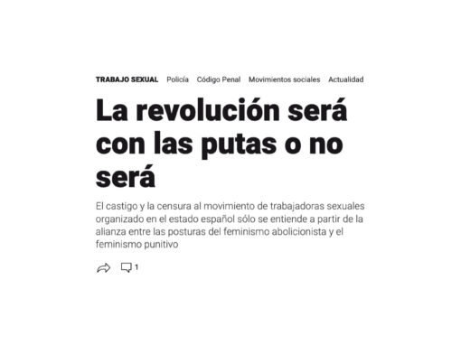 La revolución será con las putas o no será